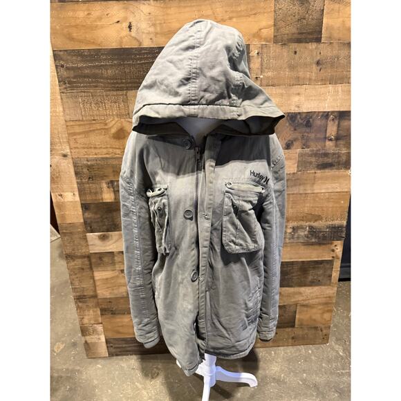 Hurley Casual Workwear Jacket- Gray- Women Size XL - Picture 6 of 7